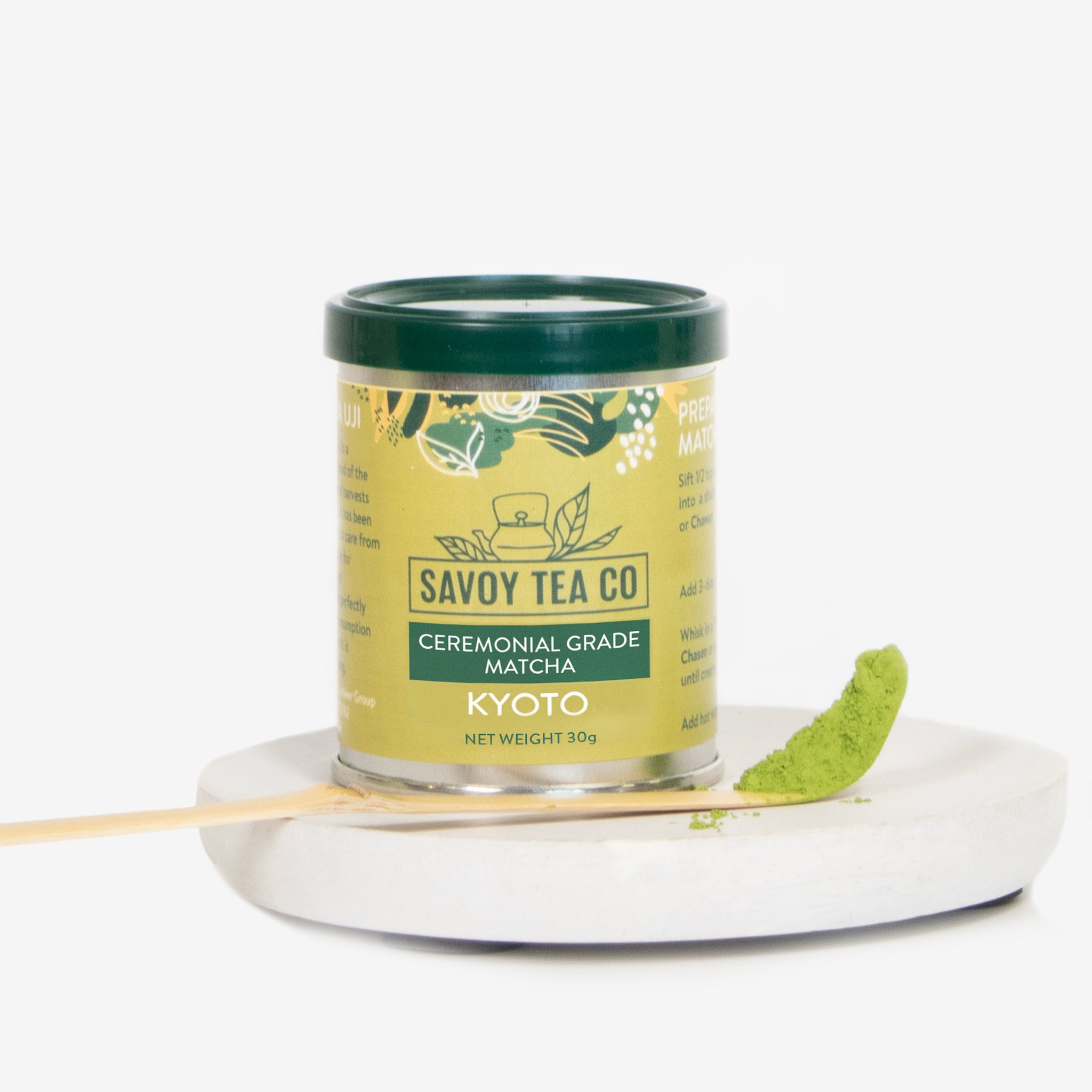 A canister of Savoy Tea Co&