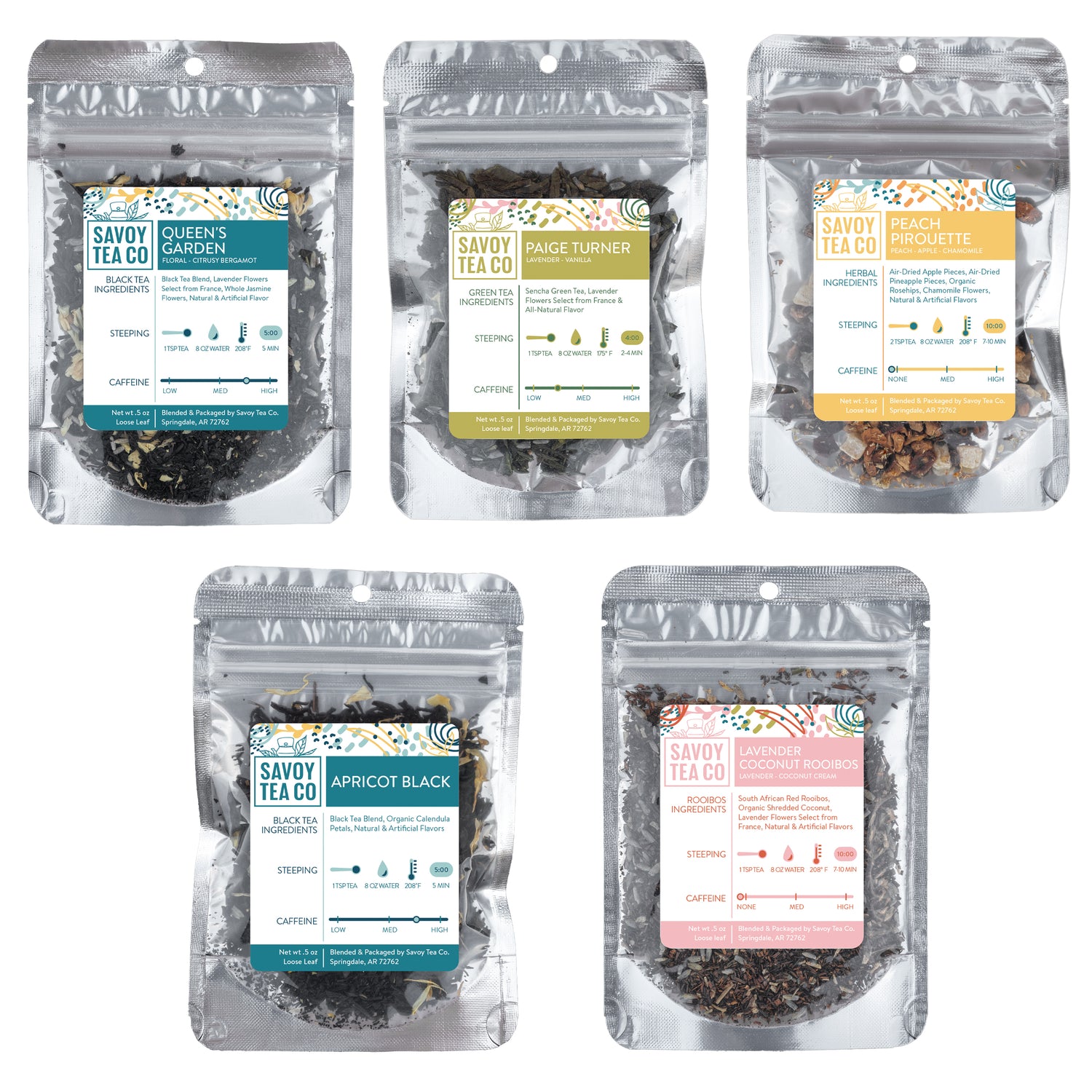 Spring Sample Pack Flight – Savoy Tea Co.