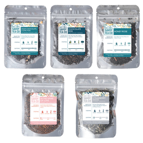 Valentine's Tea Flight Sample Packs