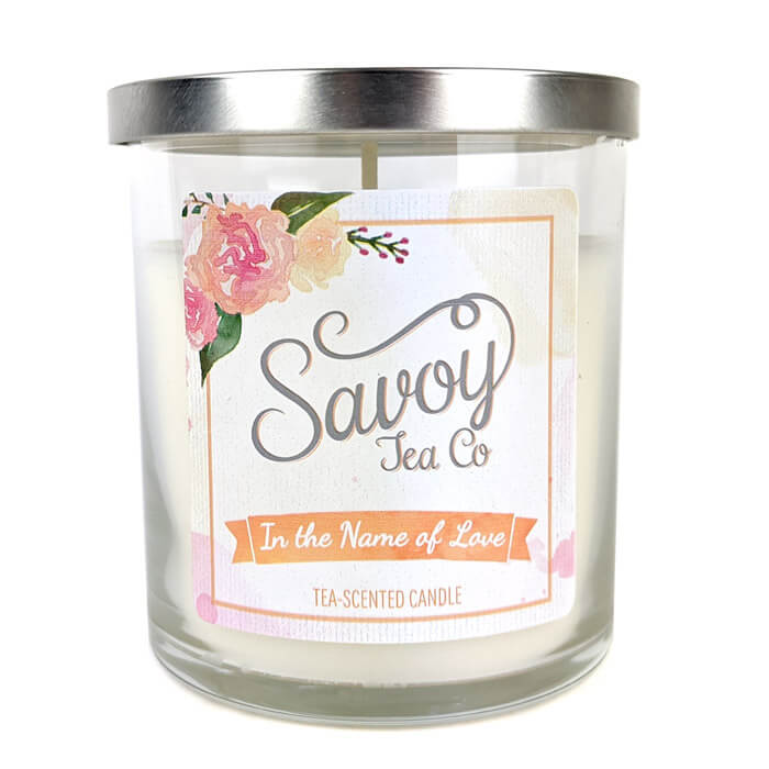 Tea Candle 8oz - In the Name of Love